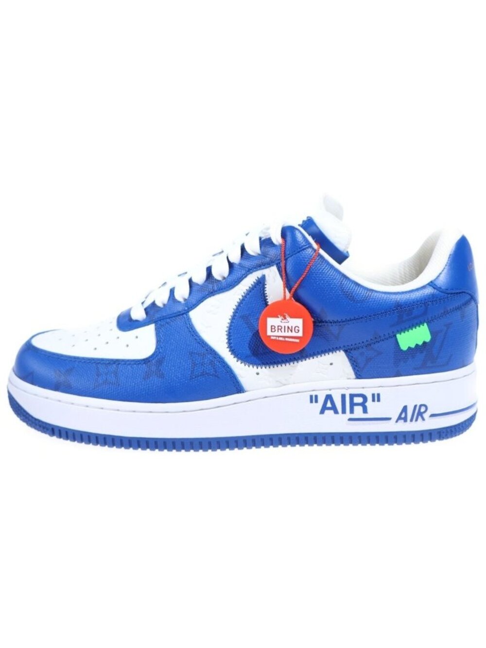 Louis Vuitton Nike Air Force 1 Low by Virgil Abloh White Team Royal Blue &